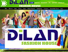 Tablet Screenshot of dilanfashionhouse.com